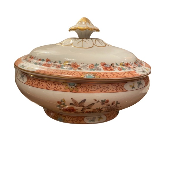 ✨ Rare Vista Alegre Mottahedeh “Magnolia & Birds” 53-Piece Porcelain China Set ✨ - Picture 9 of 15